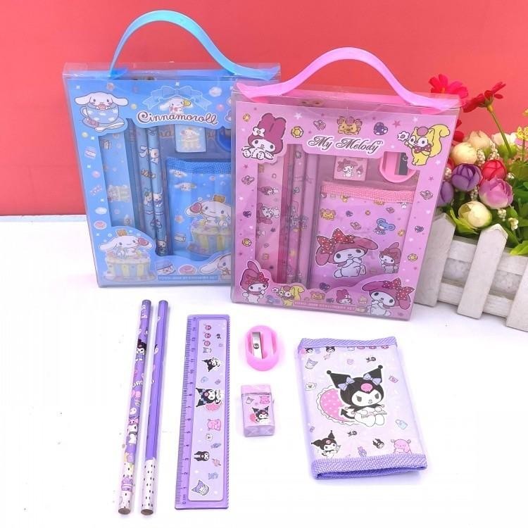 

SutangKotak Pensil Anak Set 7 In 1 Stationery Untuk Hadiah Anak Sekolah / Alat Tulis Set Kotak Pensil Karakter Murah Lucu