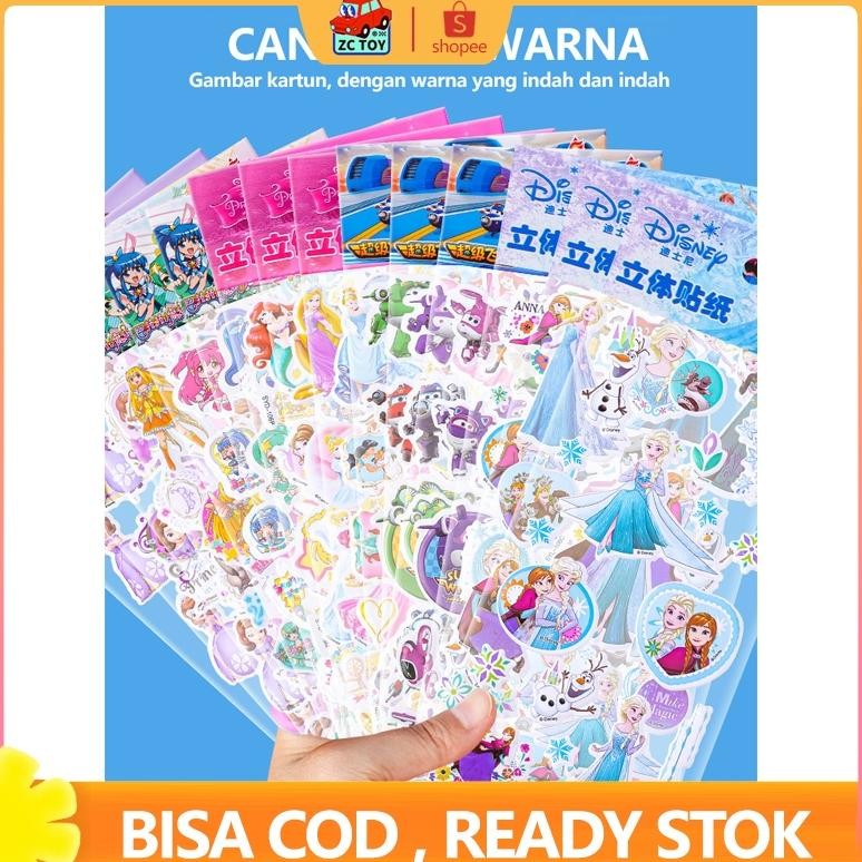

Sale Pola AcakStiker Mainan Anak 3D/Stiker Tempel/Stiker Karakter/Stiker Binatang Murah