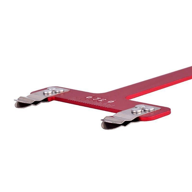 Bow Square Fismil Elong T Gauge Fismil Panahan Topoint Fismil T Scale Penggaris Busur Panah