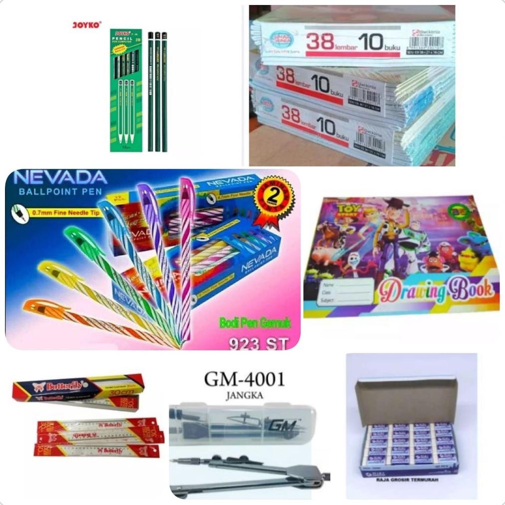 

RB 1 Paket Perlengkapan Alat Sekolah