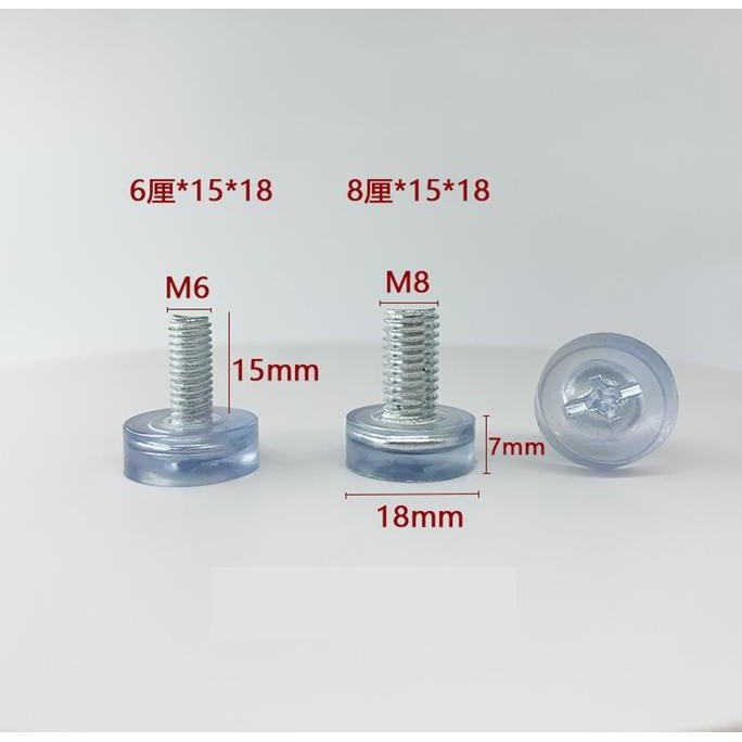 Kaki Karet Stabil Meja Furniture M6 M8 Adjuster / Baut M8 M6 Kaki Meja