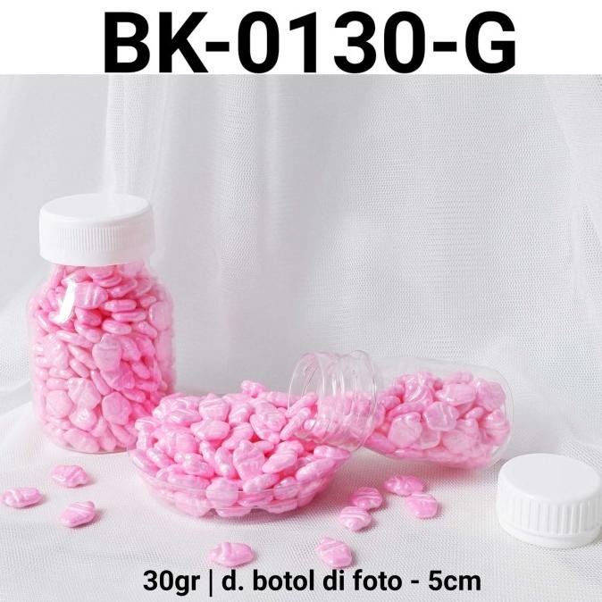 

#####] BK-0130-G Sprinkles sprinkle sprinkel 30gr 30 gram cupcake pink