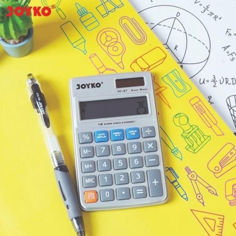 

Gq-68 Hj-54 Joyko Cc-37 - Pocket Calculator Cc37 / Kalkulator Saku Bisa Cek Ulang Sale