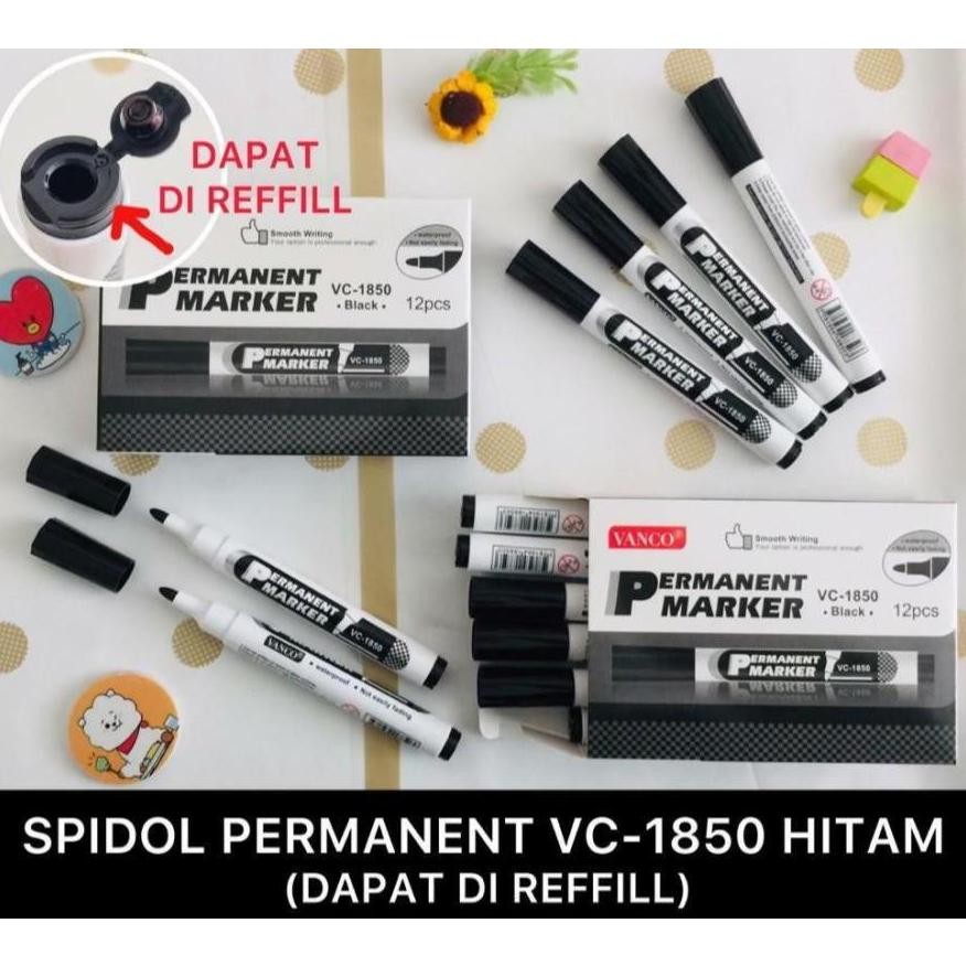 

''Terlaris" Spidol Permanen (1Box=12Pc)/Permanent/Spidol Murah/Marker Permanent Murah