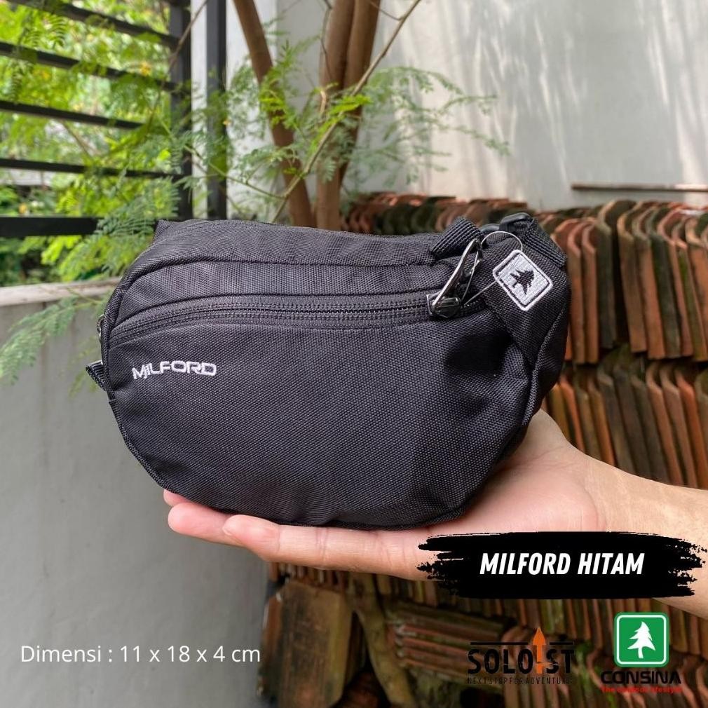 Consina Waist Bag Milford | Tas Pinggang Pria | Tas Pinggang Milford Consina | Tas Selempang Mini | 