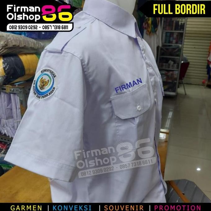 KEMEJA KKP RI SERAGAM KKP RI KEMENTERIAN KELAUTAN DAN PERIKANAN RI NEW