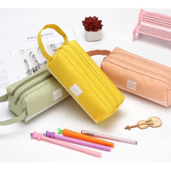 

Jy-6 Cod - S5943 Kotak Pensil Dan Stationery Dual Zipper / Tempat Alat Tulis Perlengkapan Sekolah 2 Sisi / Kotak Pensil 2 Pouch