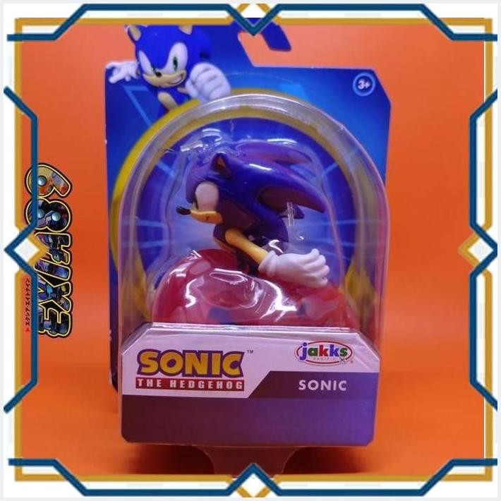 [exi] sonic the hedgehog 2,5-inch articulated action figure - running sonic
