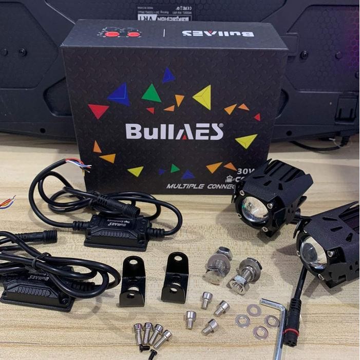 Lampu Tembak Mini Co-2 Bullaes 30 Watt Multiple Connecting Military Grade High Lo Kuning Putih Origi