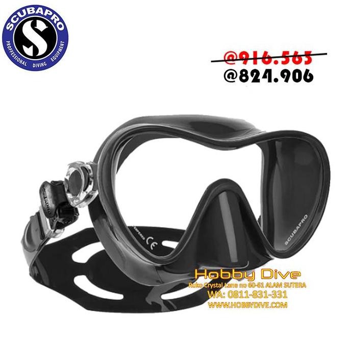 Scubapro Mask Trinidad Black - Scuba Diving Alat Diving
