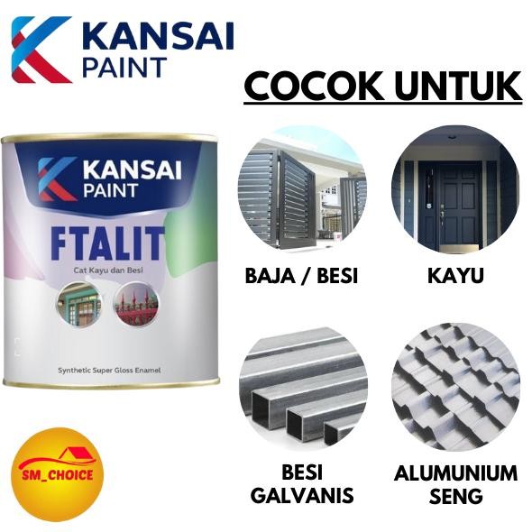 FTALIT CAT KAYU DAN BESI 1 KG CAT MINYAK 1KG KANSAI FTALIT CAT MINYAK