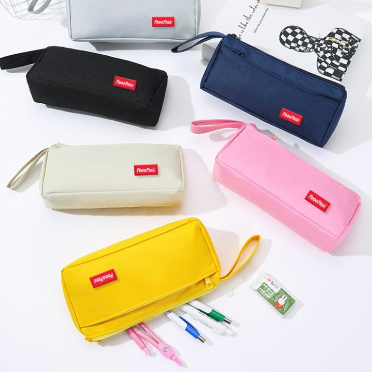

We-53 Cod - S6454 Kotak Pensil Zipper Portabel / Tempat Alat Tulis Kapasitas Besar