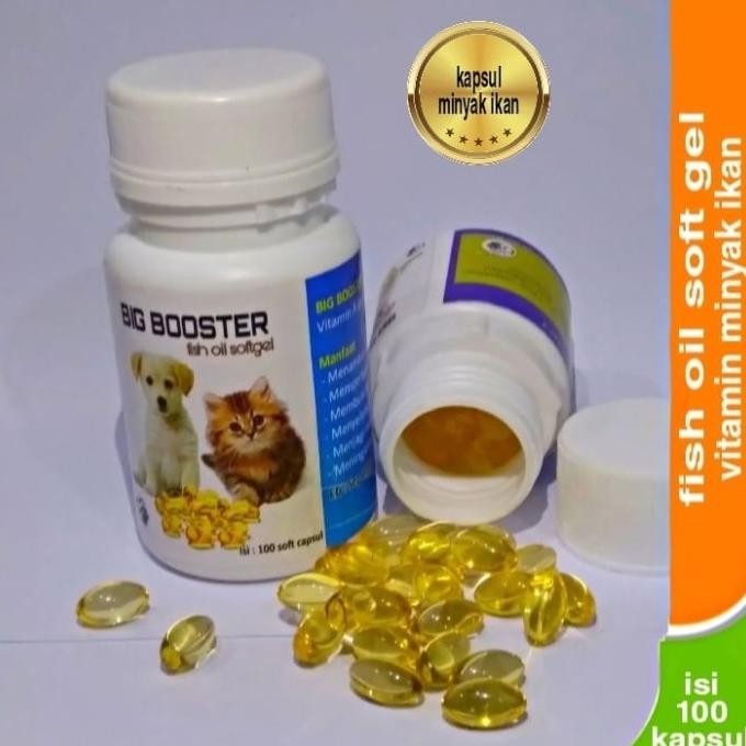 

Terlaris Fish Oil Vitamin Minyak Ikan Untuk Anjing Kucing Isi 100 Capsul