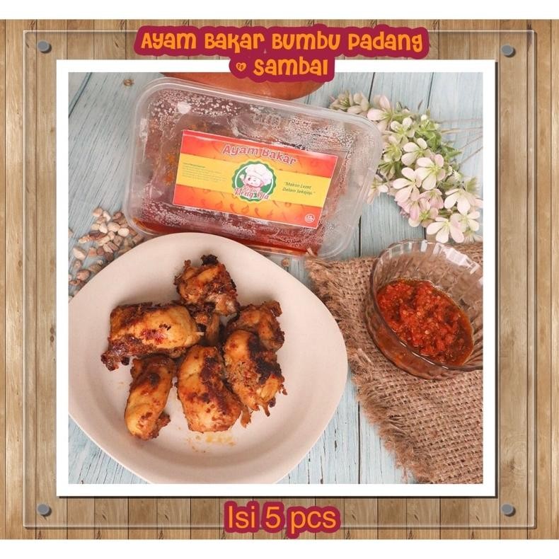 

Premium Ayam Bakar Bumbu Padang Isi 5 + Sambal By Kedai Neng Ola Prermium