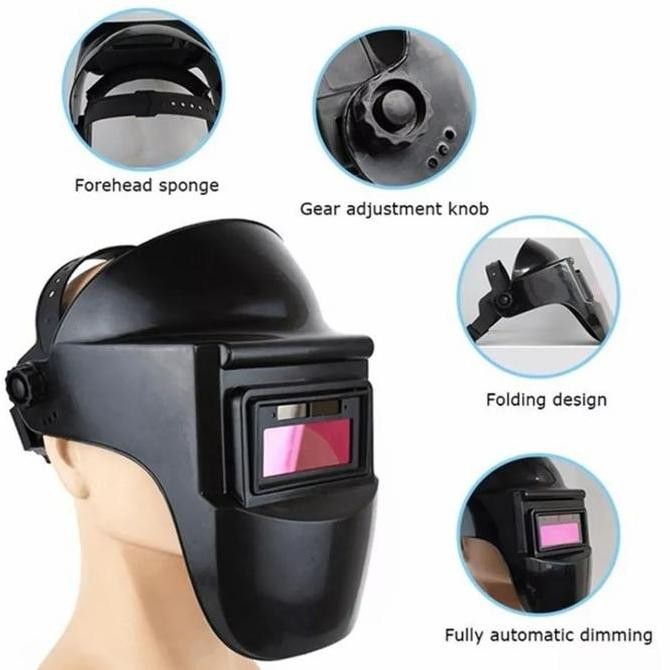 . masker helm kacamata topeng las otomatis