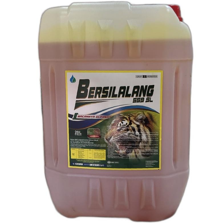 TERLARIS HERBISIDA BERSILALANG 559 SL 20 LITER MAHAKAM/RACUN SISTEMIK KUNING GULMA LEBAR&RUMPUT KELA
