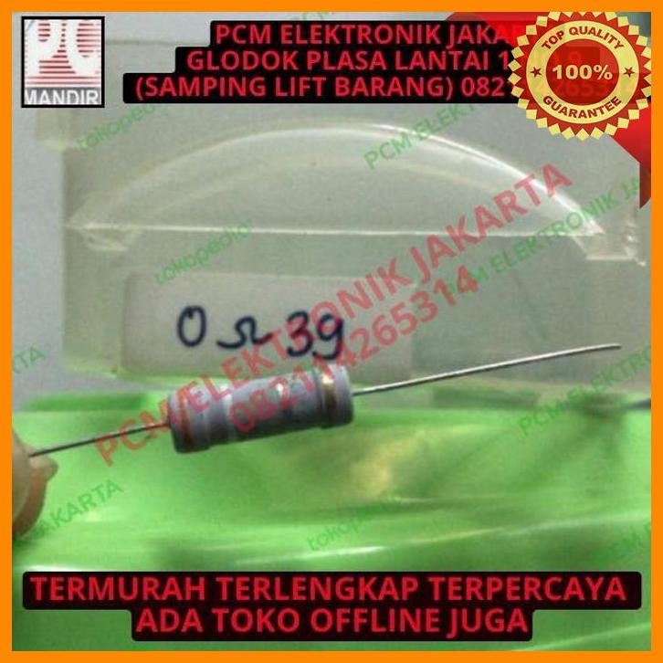 [PEP] RESISTOR R 2WATT 2WAT 2W R2W 2 WATT WAT 0.39R 0.39 OHM 0.39OHM 0R39