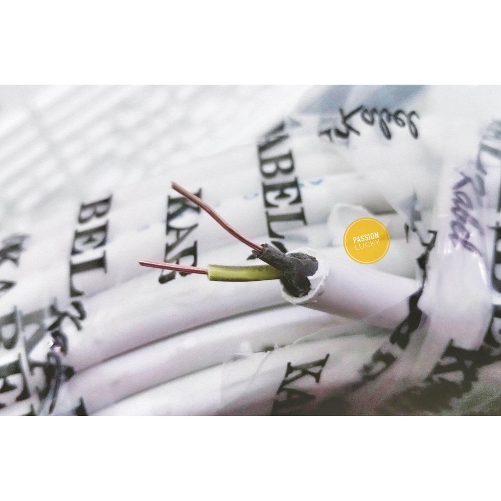 10METER KABEL NYM KAWAT 2X1,5MM KABEL AUDIO/KABEL LISTRIK