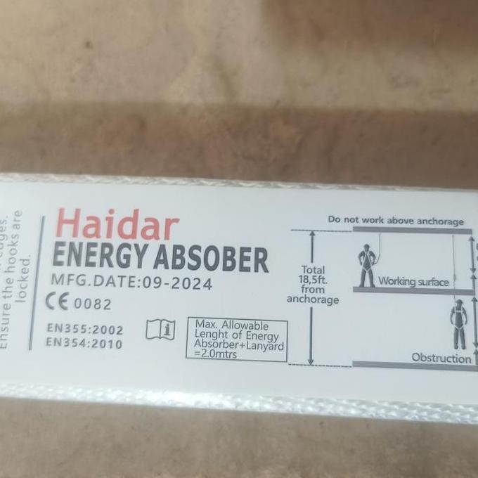 . Absorber lanyard safety pengaman body harness energy Absorber safety