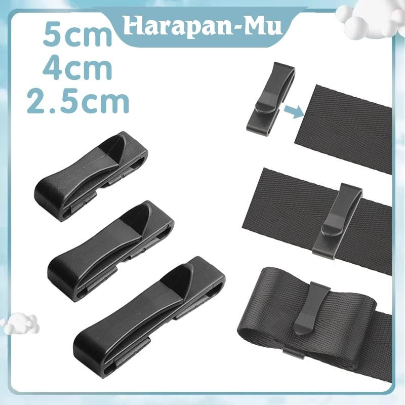 Penjepit Tali Tas 100Pcs Webbing Kepper Klip Tali Tas Sisipan Tali Webbing Tactical Bag Strap Clip