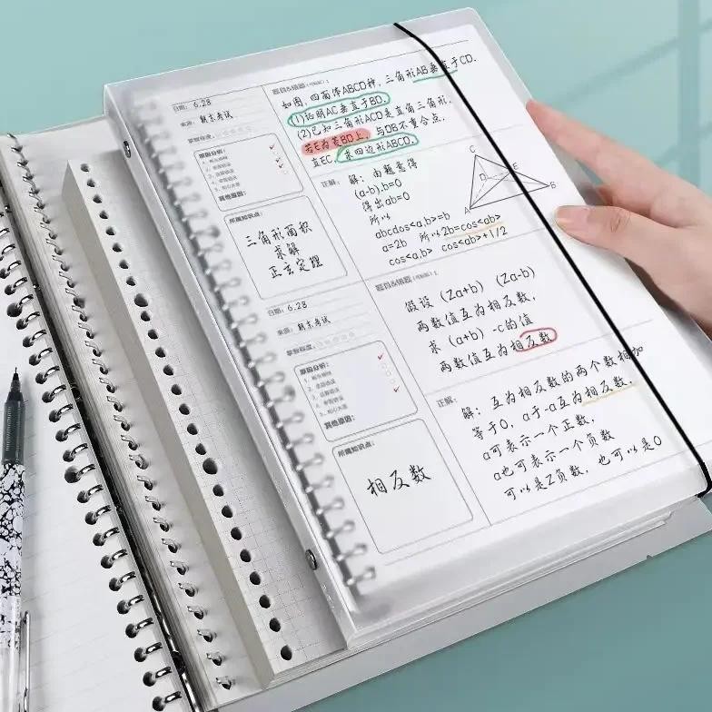 

60 Sheets Of Loose-Leaf Suit Notebook Detachable Notebook Simple Notepad Teacher Office Writing School Supplies Stationery Cute