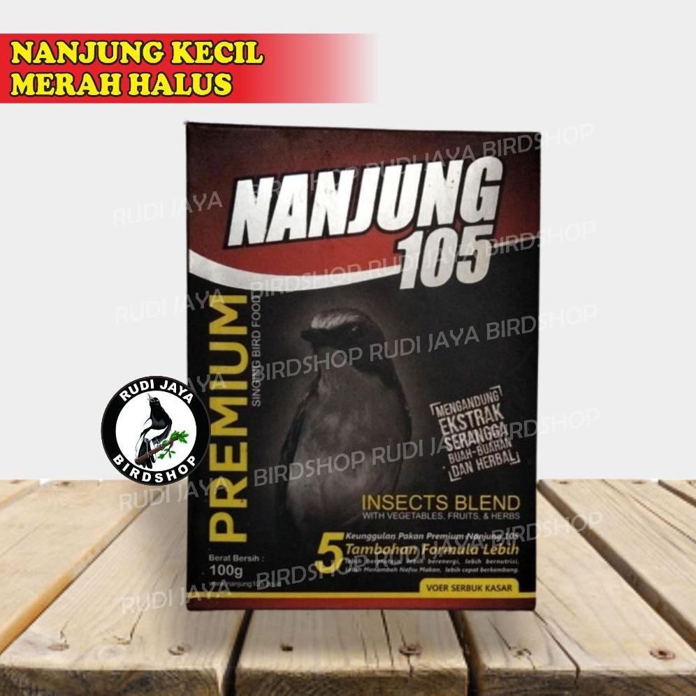 Asd-86 Ss-64 Nanjung 105 Kecil Ebod Jaya Biru Butir Kasar Voer Pakan Makanan Burung Kicau Protein Ti