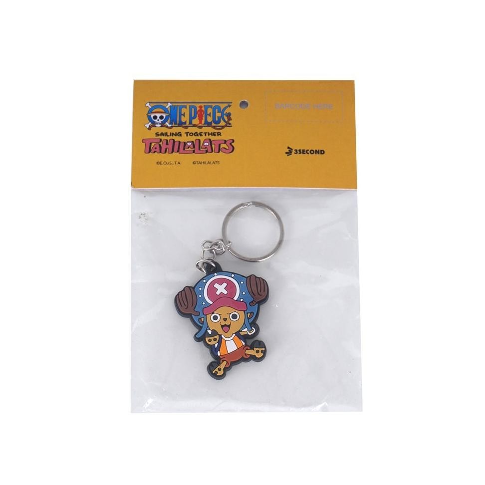 3Second x One Piece x Tahilalats Gantungan Kunci Keychain Rubber Bonanno 291124