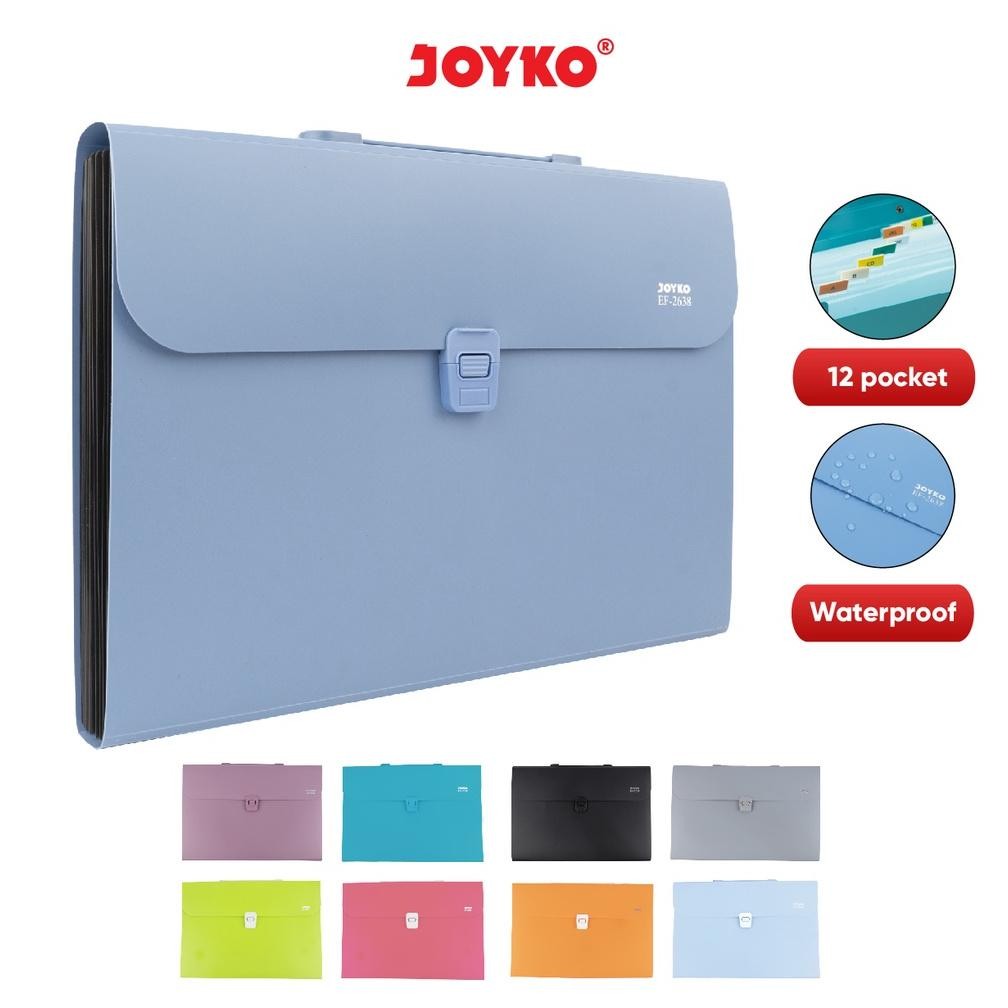 

READY STOK Expanding File Map Harmonika Joyko EF-2638 Folio 13 Pocket Siap kirim