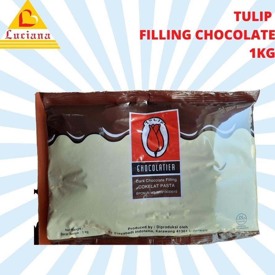 

Filling Chocolate Isian Roti Kue Pasta Coklat Tulip 1KG