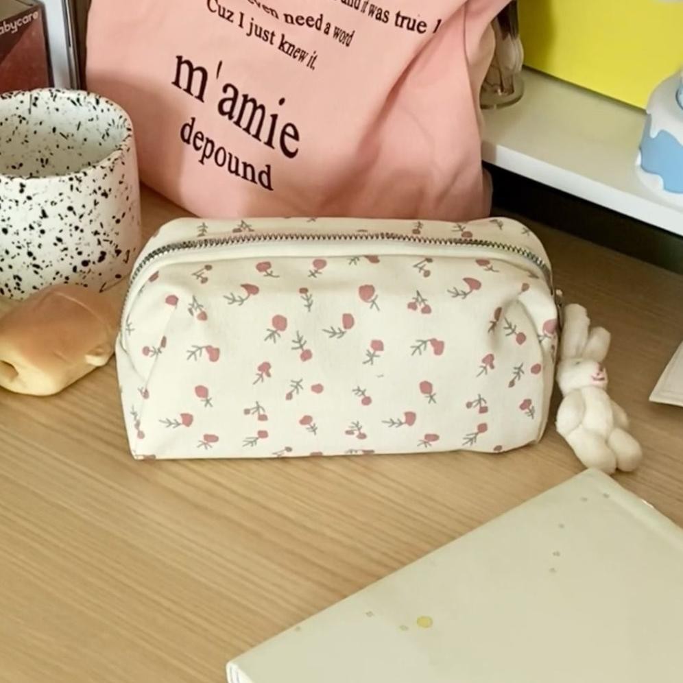 

Cxv-38 Mismi Aera Pencil Case Wanita Stylish Flower Pattern Kotak Pensil Sekolah Perempuan Trendy - Pc9A Cxv-38