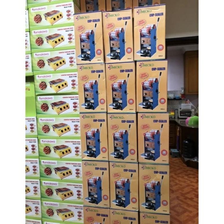 CUP SEALER MESIN PRESS GELAS PLASTIK OMICKO ORIGINAL