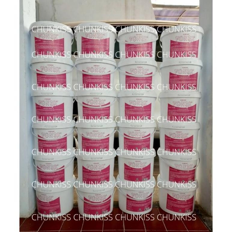 

FONDANT FONDX 5 KG - WARNA PUTIH WANGI VANILA