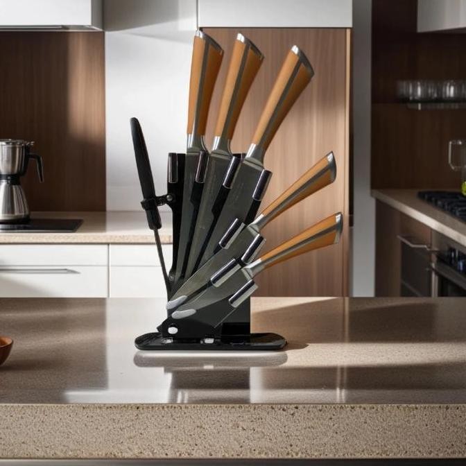 Promo | Knife Set Kitchen King / Pisau Set / Stainless Steel 304