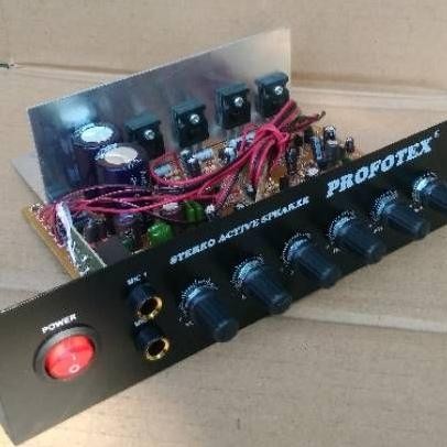 COD Obral kit ampli stereo  profotex 1205 subwoofer mic echo