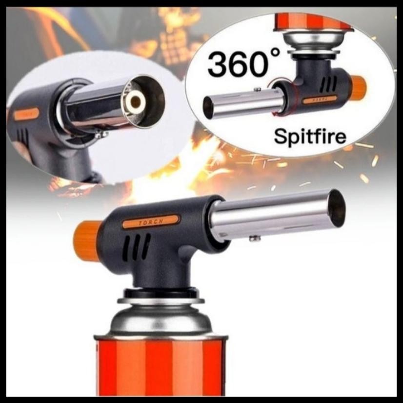 GAS TORCH + GAS PORTABLE PEMATIK GAS KOMPOR API BLOW TORCH GAS PORTABLE