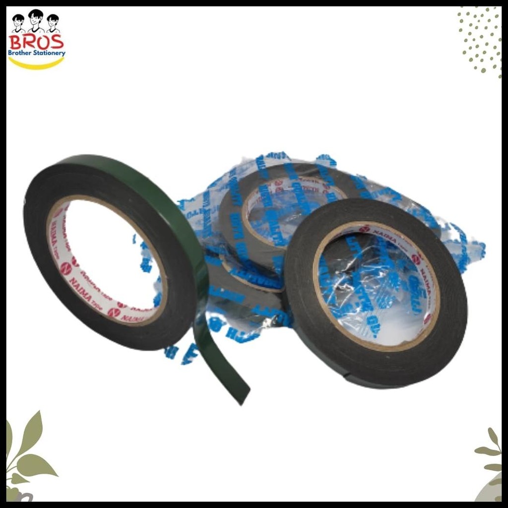 

DOUBLE TAPE FOAM 12MM X 5METER / DOUBLE TIP HIJAU BUSA
