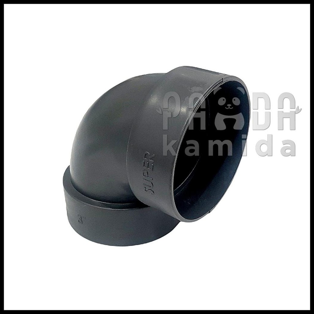 SUPER KNEE 3" L PIPA 3 INCH KNIE KENI 3 ELBOW PVC 3 INCH PARALON