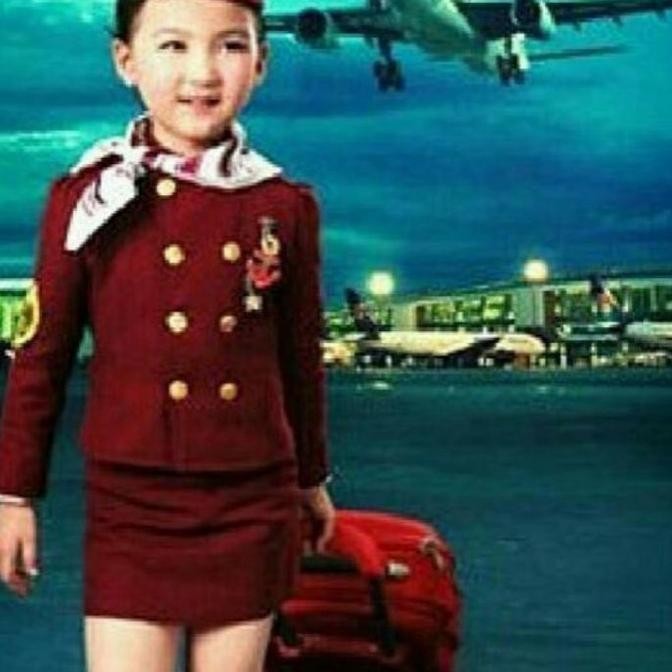 Baju Pramugari Ana Perempuan Lucu Td 310 Thn Oatum Anabaju Profei Anaarnavalartinita