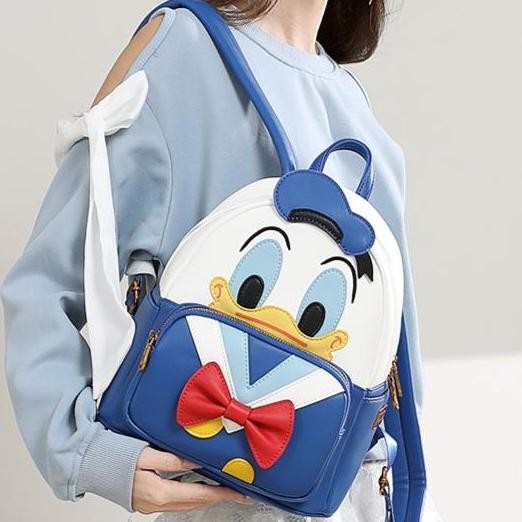 Mesuca Bag Megos Disney Donald Duck Backpack - Tas Ransel  Wanita Disney Donald Duck -DHF41080-L