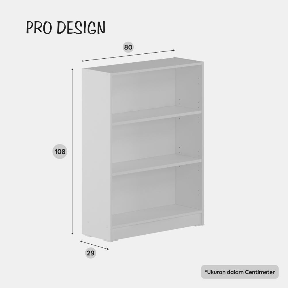 Pro Design Aquila S 80 FGD Neo Rak Buku / Rak Serbaguna / Rak Display