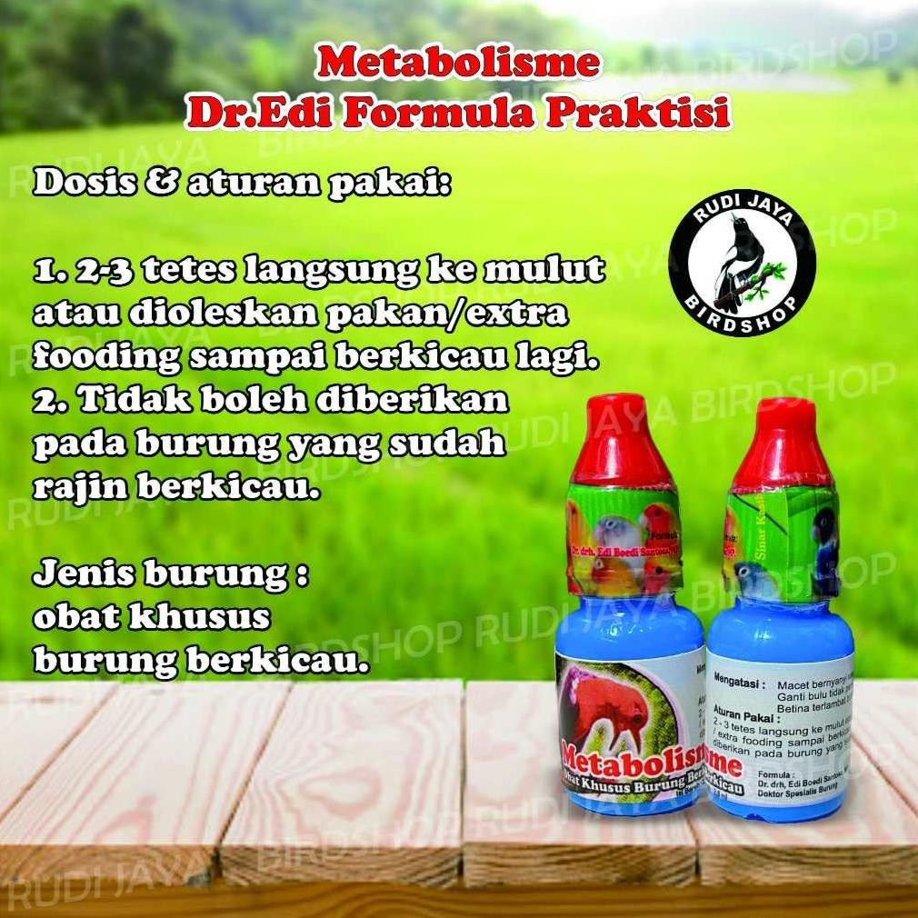 Fh-46 Paling Laris Metabolis Merah Dr Edhi Metabolisme Dijamin Asli Ori Premium Vitamin Obat Burung 