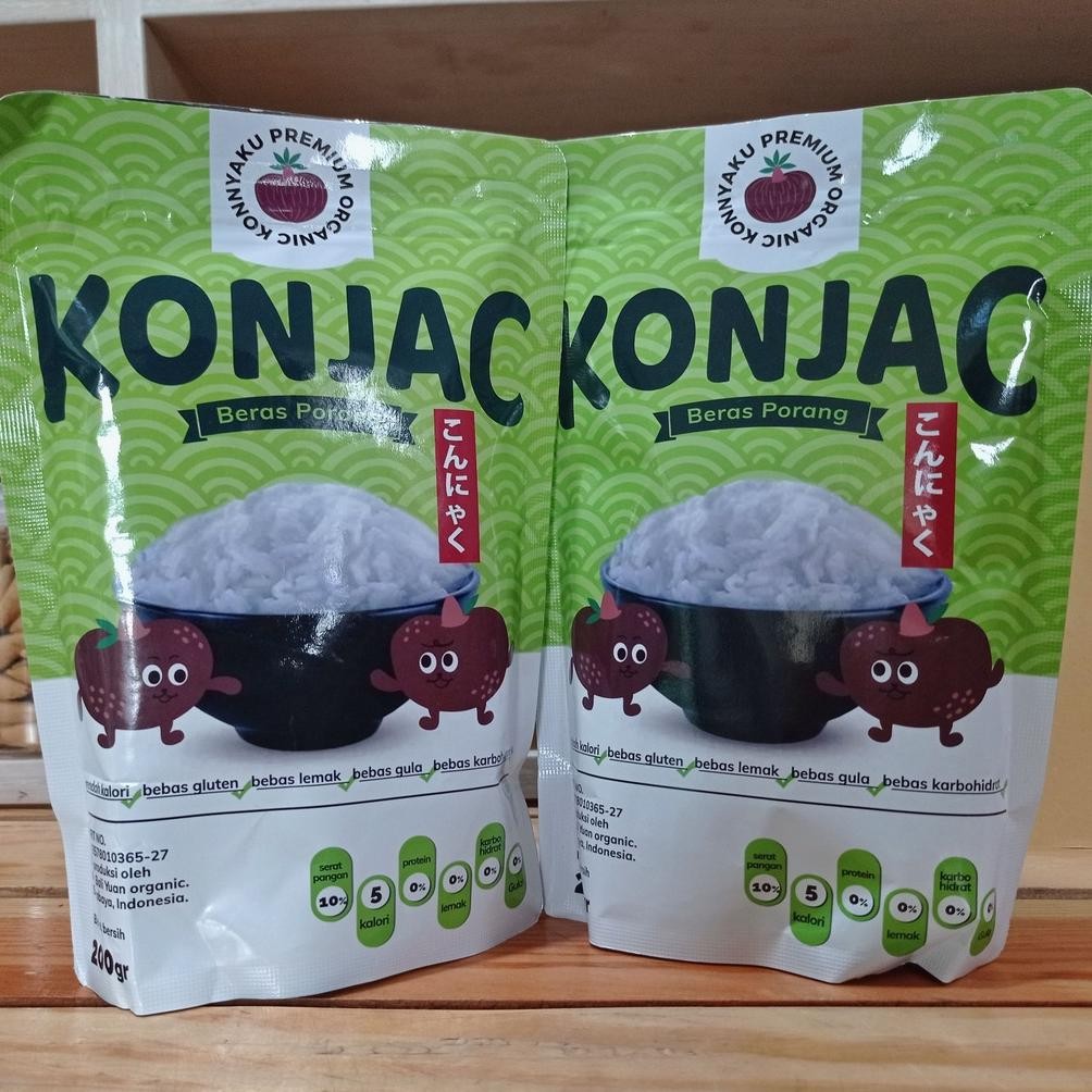 

Konjac Beras Porang 200gr Gluten Free