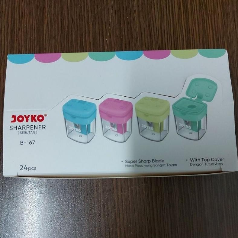 

Serutan Pencil Joyko B-167 ( 1box Isi 24 Pcs)