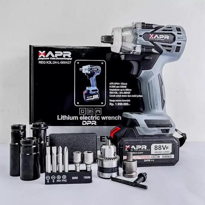 Apr 84+ 550Nm Cordless Impact Wrench Brushless 48V / 88V Zhihe  / Jld 48S / Xapr