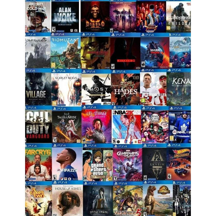 ISI GAME PS4 HEN PAKETAN 500GB Berkualitas