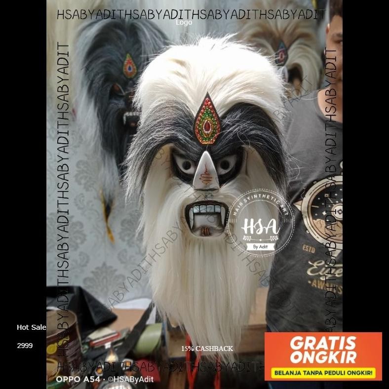 Topeng Ganongan Murah Bujang Ganong Keren Murah Terbaru Promo