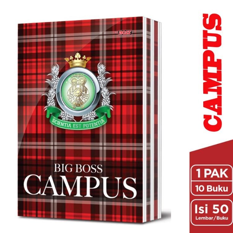 

BUKU TULIS CAMPUS 50 LEMBAR BOXY (10pc) / BUKU TULIS BIG BOSS
