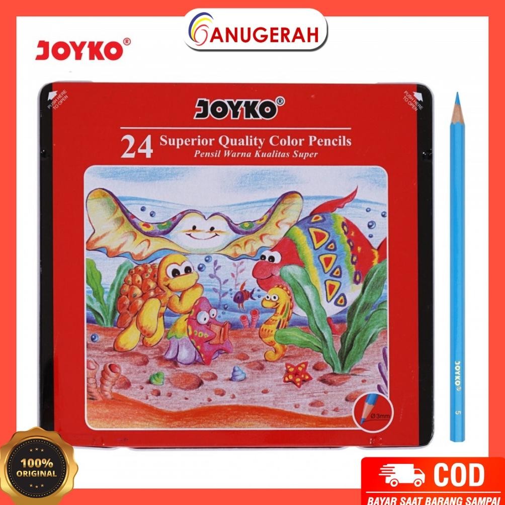 

JOYKO CP-24 TC PENSIL WARNA KALENG