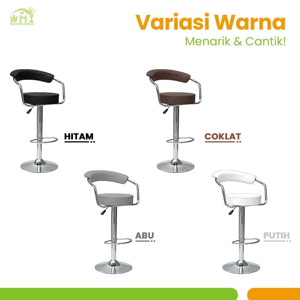 World Home Kursi Bar Kursi Cafe Bangku Mini Bar Kursi Bar Stool Hidrolik Kursi Dapur Bar