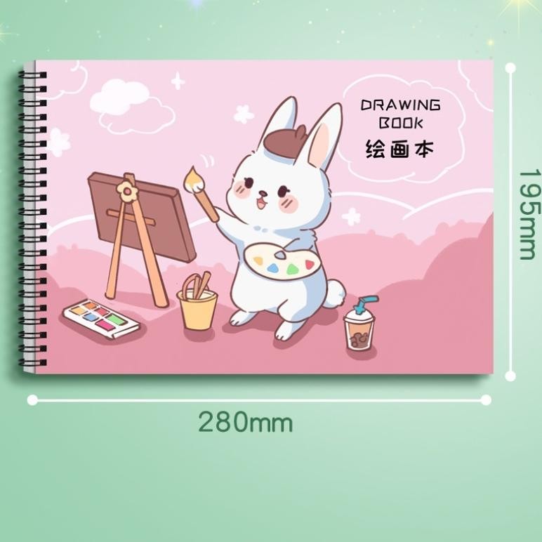 

Inovasi Drawing Book / Buku Gambar Ring A4 Karakter Buku Gambar Anak Sketchbook A4 Drawing Book Astronot Jilid Spiral Kertas Tebal 30 Lembar